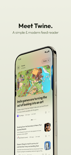 Twine home screen